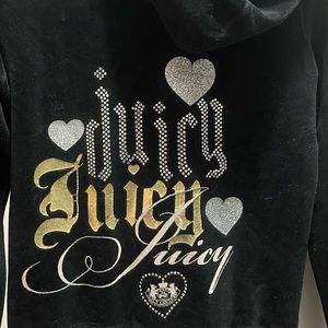 Juicy Couture Velour Zip Up Hoodie